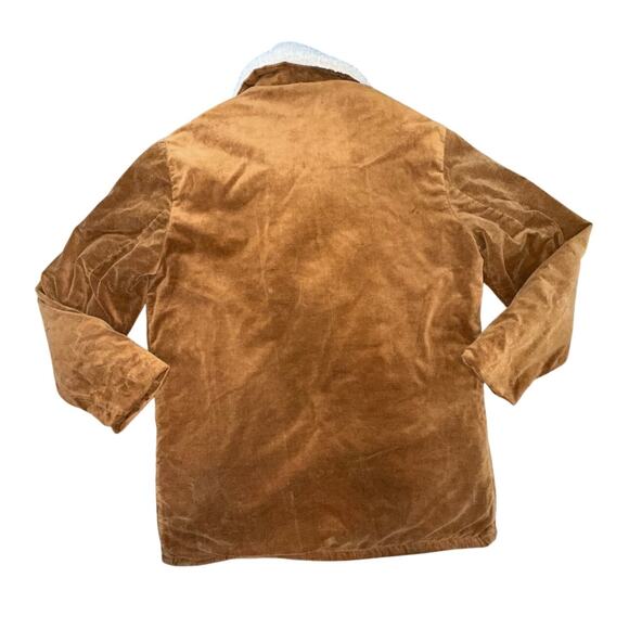 Vintage 70s Royal Knight Corduroy Sherpa Lined Ranch Coat Men’s 42 Long - Picture 2 of 5